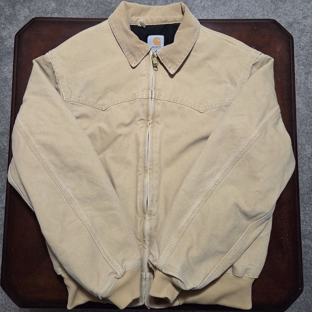 RARE Vintage Carhartt J14 WET Santa Fe Quilt Lined Western Jacket